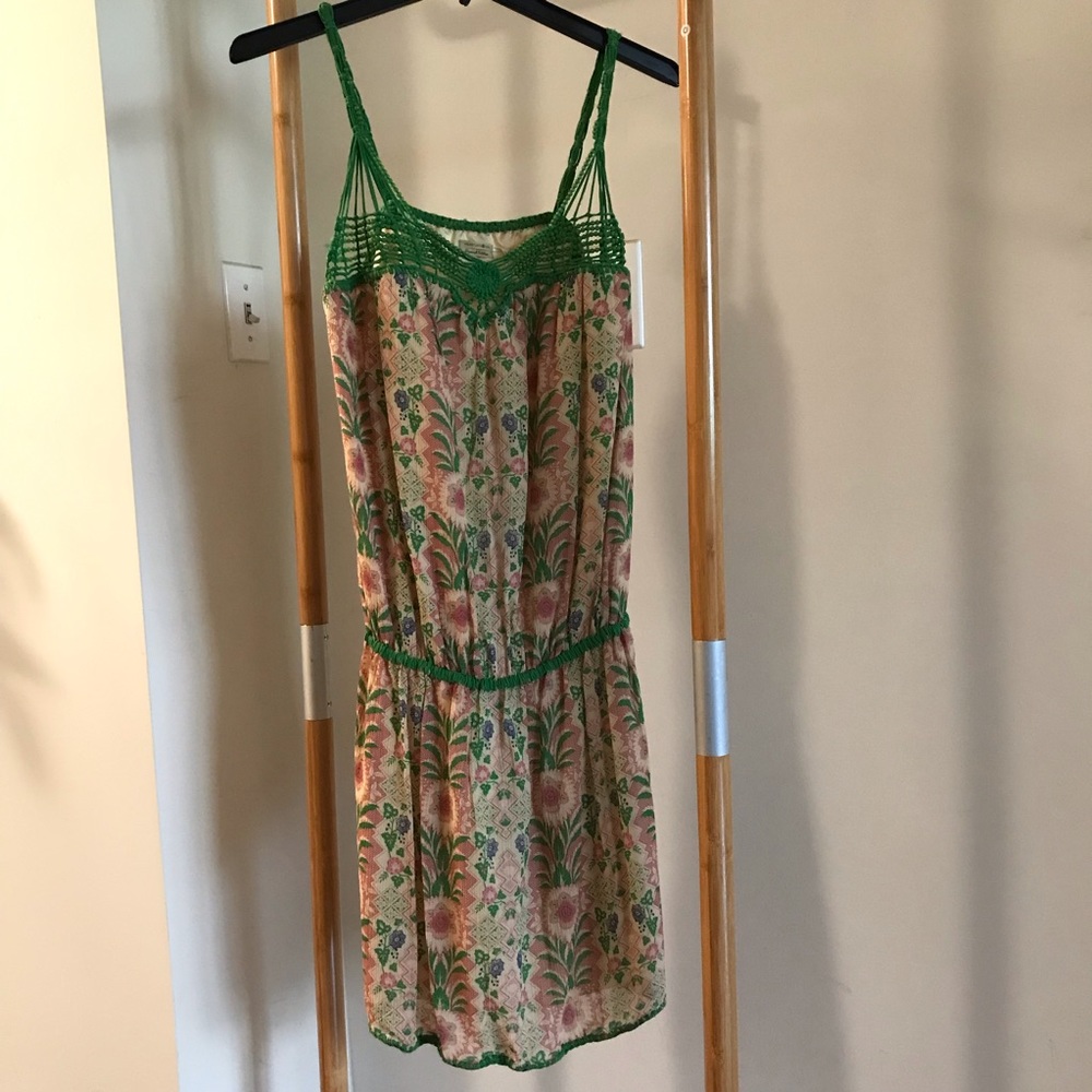 Maxstudio Floral Silk Dress, XS